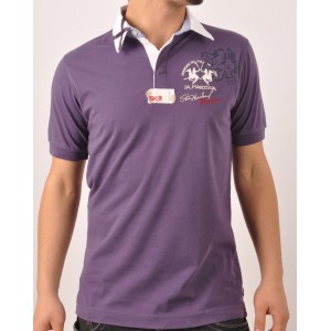 Polo La Martina Eventing 1956 Polo shirt , violeta