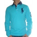 Ralph Lauren Big pony Polo rugby edition. azul claro electrico