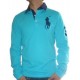 Ralph Lauren Big pony Polo rugby edition. azul claro electrico