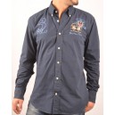 Camisa caballeros La Martina Boston enventing Polo shirt , azul oscuro