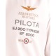 Camisa Aeronautica Militare Scuadra Typhoon EF 2000, blanca