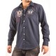 Camisa caballeros La Martina Boston enventing Polo shirt , azul oscuro