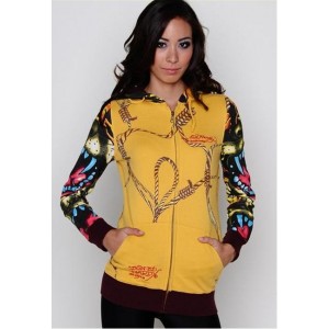 Jersey Zipper Ed hardy Mujer